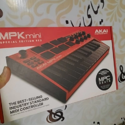 میدی کنترلر آکایی AKAI MPK Mini MK3 RED