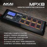 میدی کنترلر آکایی مدل AKAI MPX8 کارکرده