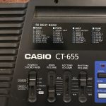 کیبورد کاسیو CASIO CT655 کارکرده