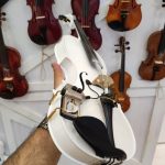 عکس از جزئیات ویولن دست ساز آنتونیو لوچو ویوالدی Antonio Lucio Vivaldi کد 51 