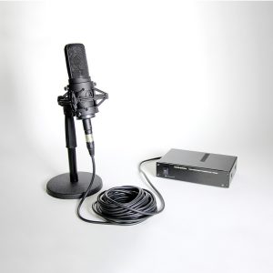 عکس از جزئیات میکروفون لامپی استودیو آدیو تکنیکا Audio Technica AT4060a