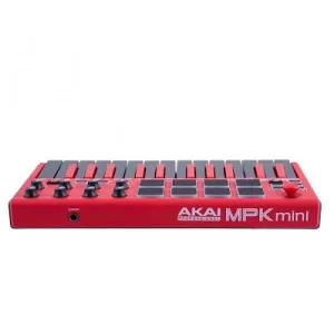 عکس از جزئیات میدی کنترلر آکایی AKAI MPK Mini MKII RED 