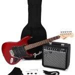 پکیج گیتار الکتریک فندر Fender Squier Affinity Stratocaster HSS Pack CAR آکبند