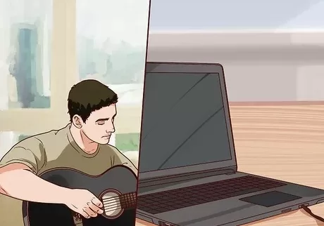 وصل کردن گیتار به لپ تاپ