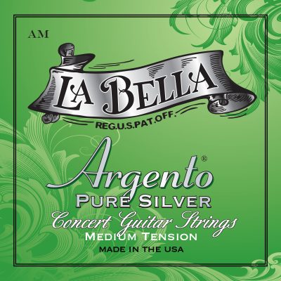 سیم گیتار کلاسیک لابلا La Bella AM Argento Pure Silver آکبند 1