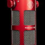میکروفون داینامیک سونترونیکس Sontronics Podcast Pro Red آکبند