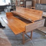 میز پیانو چوب طبیعی آکبند