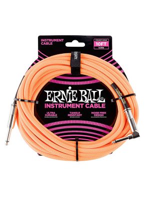 کابل گیتار ارنی بال Ernie Ball Neon Orange آکبند 1