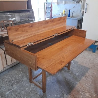 میز پیانو چوب طبیعی آکبند 1