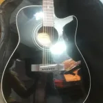گیتار آکوستیک یاماها Yamaha FX 370 C Black کارکرده در حد نو با کارتن