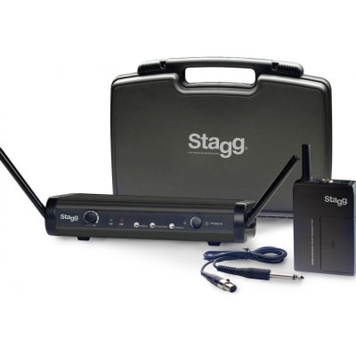 سیستم بی سیم گیتار استگ Stagg UHF wireless Bass guitar SUW 30 GBS آکبند 4