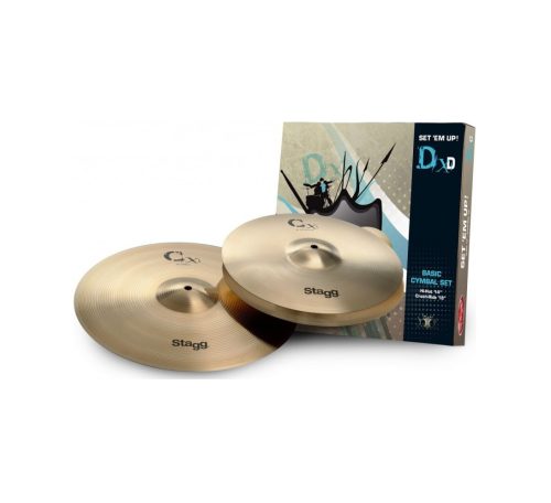 پکیج سنج سه تایی استگ Stagg DX 1418 Cymbal Set آکبند - donyayesaaz.com