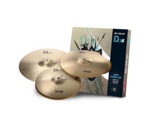 پکیج سنج استگ Stagg DXK 14 16 20 Cymbal Set آکبند - donyayesaaz.com